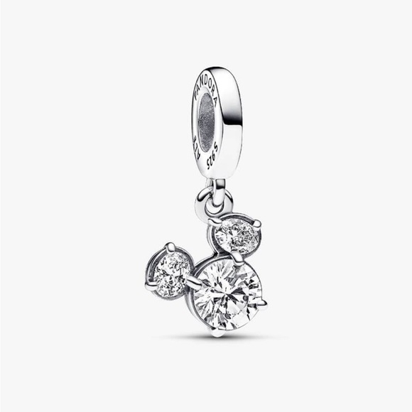 Pandora Jewelry - Pandora Silver Charm with Sparkling Stones